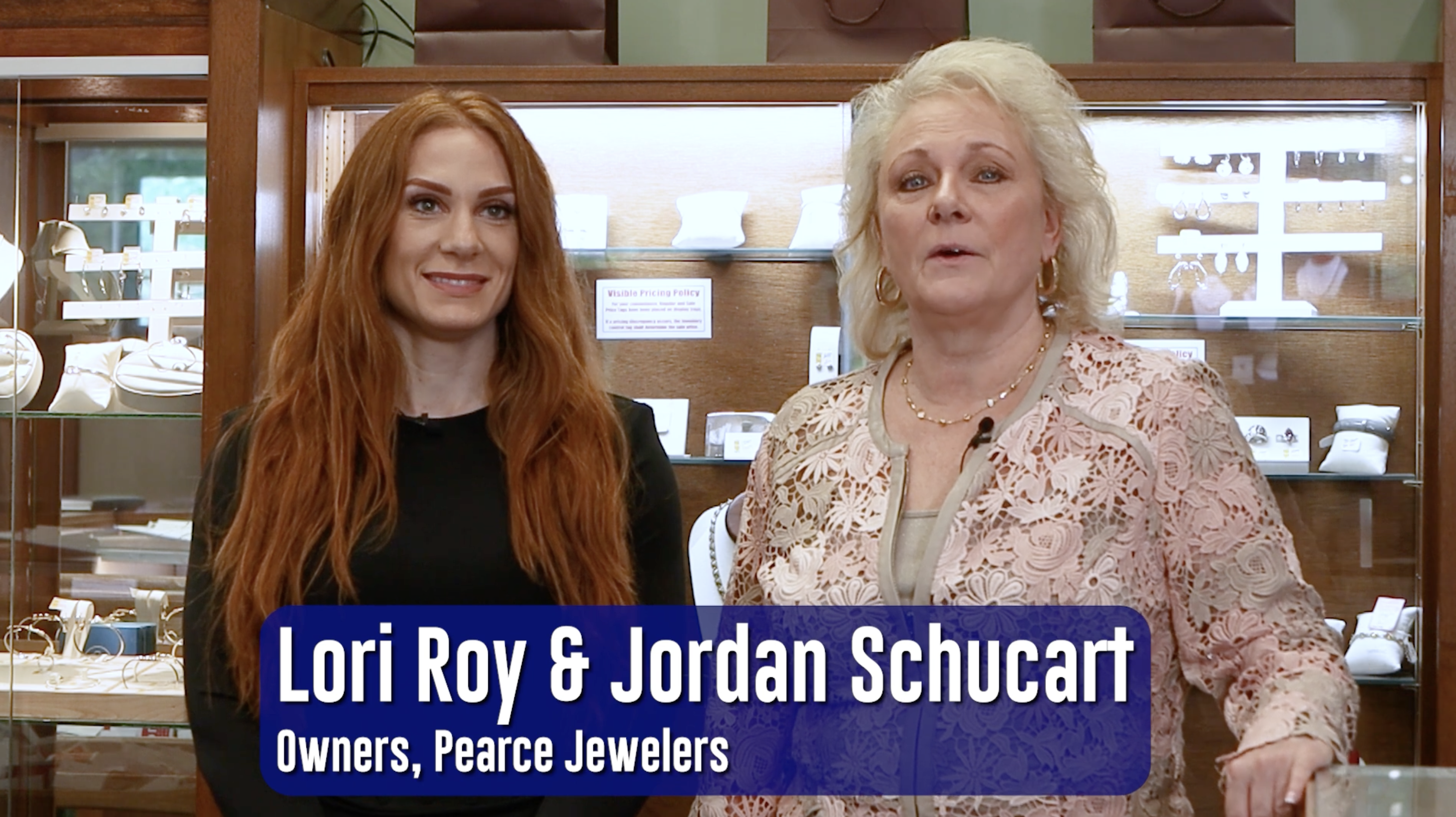 Photo from jewelry sale at Pearce Jewelers